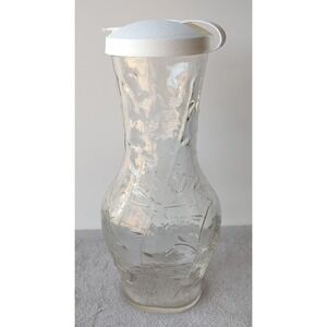 Good Seasons Salad Dressing Cruet Shaker Glass Bottle Lid Vine Vintage B14